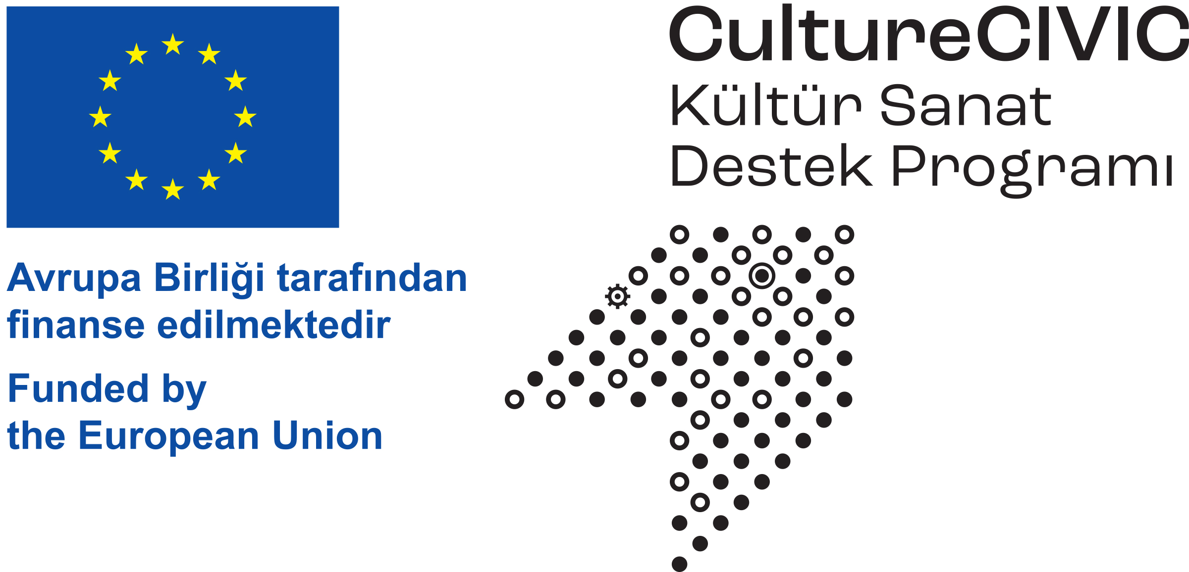 Funded by the European Union, CultureCIVIC Culture and Art Support Programme